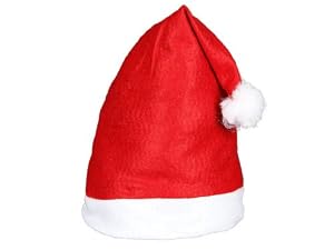 Weihnachtsmütze Nikolausmütze Werbeartikel rot mit Bommel 32