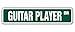 GUITAR PLAYER Street Sign band amp case pick new gift