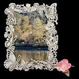 Arthur Court Butterfly Photo Frame, 4 by 6