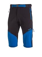 Izas Bermuda 3/4 Gabin (Negro / Azul Royal)