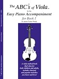 The ABCs of Viola Easy Piano Accompaniment for Book 1