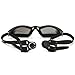 Rain Alley Swim Goggles. Swimming Goggles with Protective Case, Nose Clip and Ear Plugs for Men Women Youth Kids, Pro Performance Adult Swim Goggle with Anti Fog Waterproof 100% UV Protection