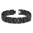 Black Gladiator Tungsten Men's Link Bracelet (16mm Wide) - 8 Inches