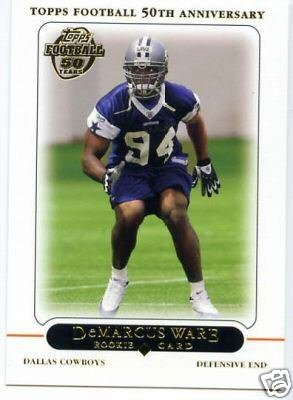 2005 Topps # 375 Demarcus Ware RC Dallas Cowboys Football Card