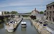 Erie Canal Tour Boat at Lock 35, Lockport, New York - Singular 16x20-inch Photographic Print by Carol M. Highsmith
