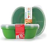 Preserve Square 25-Ounce Food-Storage Container, Set of 2, Apple Green