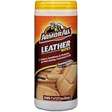 ArmorAll Leather Wipes Canister, 20 Wipes - Cleans, Conditions and Protects