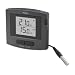 Aube by Honeywell TE503-7/U Electronic Indoor and Outdoor Thermometer, Charcoal