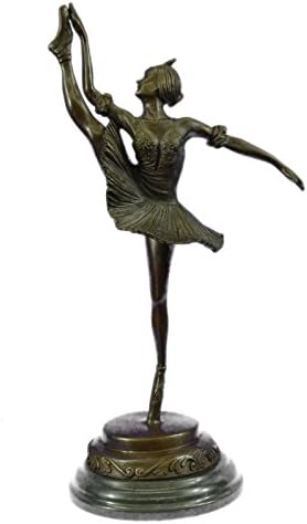 Bronze Sculpture Signed Gory Balanced Ballerina Large Statue