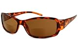 UrbanSpecs Readers SUN Readers (Women) Reading Glasses - R14932 - Brown Bi-Focal