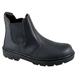 Blackrock Leather Work Safety Dealer Boots With Steel Toe Cap And Midsole