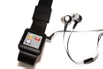 iPod Nano 6 Silicone Watch Band - Black