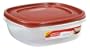 Rubbermaid 7J71 Easy Find Lid Square 9-Cup Food Storage Container
