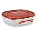 Rubbermaid 7J71 Easy Find Lid Square 9-Cup Food Storage Container