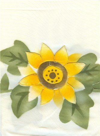 Sunflowers - 36'' tier (pr) Kitchen Curtain