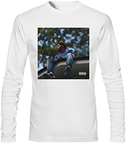WTOO Men's Hot 2014 Forest Hills Drive J. Cole Long Sleeve T Shirt white S