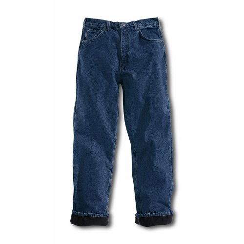 41MLyp3qiDL Carhartt B155 Fleece Lined Jean Relaxed Fit�34X32�Darkstone