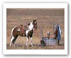 Cowgirl in Heaven by David R. Stoecklein 12.875"x18" Art Print Poster