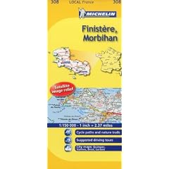 Finistere, Morbihan (Michelin Local Maps)