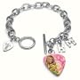 Disney Hannah Montana Guitar Pick Charm Bracelet Jewelry Gift Set
