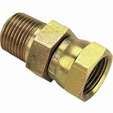 Buyers 3/8in. F NPSM x 3/8in. M NPTF Straight Swivel Adapter