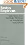Sextus Empiricus: Selections from the Major Writings on Skepticism Man and God
