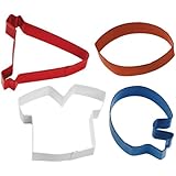 Wilton 4 Piece Football Cookie Cutter Set