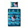 Peppa Pig George Pirate Single Rotary Duvet Cover Bed Set