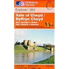 Vale of Clwyd/Dyffryn Clwyd, Rhyl, Denbigh and Ruthin/Rhyl, Dinbych a Rhuthun (Explorer Maps)