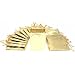 20 Gold Tote Bag Metallic Shopping Gift Display 6.75"