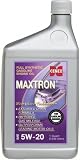 Maxtron Full Synthetic Gas Engine Motor OilCase - 12 Quarts5W 20