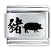 Jewelry : Year Of The Pig Italian Charms Bracelet Link