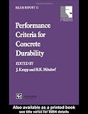 Performance Criteria for Concrete Durability (Rilem Report, No 12)