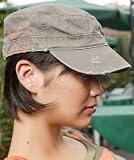 Destroyed Military Cap, Woodland / Orange, One Size
