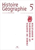 Histoire-geographie - cinquième - fonds de cartes