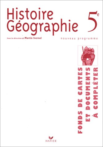 Histoire-geographie - cinquième - fonds de cartes