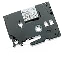 Brother TZ111 1/4" Black on Clear Tape Cartridge for P-Touch