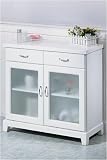 Two-door Cabinet With Glass Doors