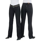 Wrangler WoMens Aura Average Rise Stretch Denim with Embroidered Pocket by Wrangler