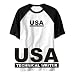 T-Shirt Raglan White  Usa Technical Writer  Occupations