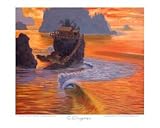 Rock House 8 x 10 in. Art Print by C. Clingman
