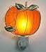 Stained Glass Pumpkin Night Light