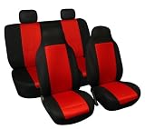 Bucket Car Seat Cover Full Seat Fb102 Red/black 114