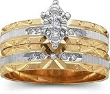 1/12 ctw. Engagement Ring and Wedding Band