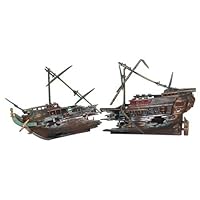Action Air® Split Shipwreck Live-Action Aerating Aquarium Ornament