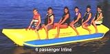 Aqua Sports PVC-6-INLINE 6 Passenger 19 Feet In-line Seats Island Hopper Commercial Banana Water Sled