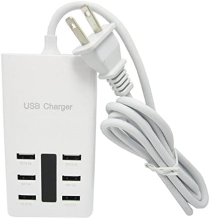 Guanglinxin USB Power Adapter with Six USB Power Ports, Total Output Dc 5v 7.2a, 6-port Desktop USB Charger for Samsung Galaxy S6 S6 Edge S5 S4 S3 Note4 Note3 Note2 Iphone6 6plus 5 5s 5c 4 4s，htc, Nokia, Moto, Digital Cameras, Ipad and Many Other Devices
