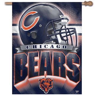 Chicago Bears 27x37 Vertical Flag