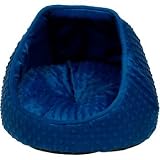PETCO Cradle Cat Bed in Blue with Dots Color:Blue