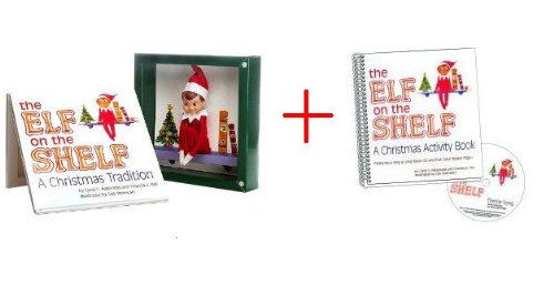 Elf on the Shelf Gift Set: A Christmas Tradition with Blue Eyed North Pole Pixie-Elf with Free Official Activity Book!